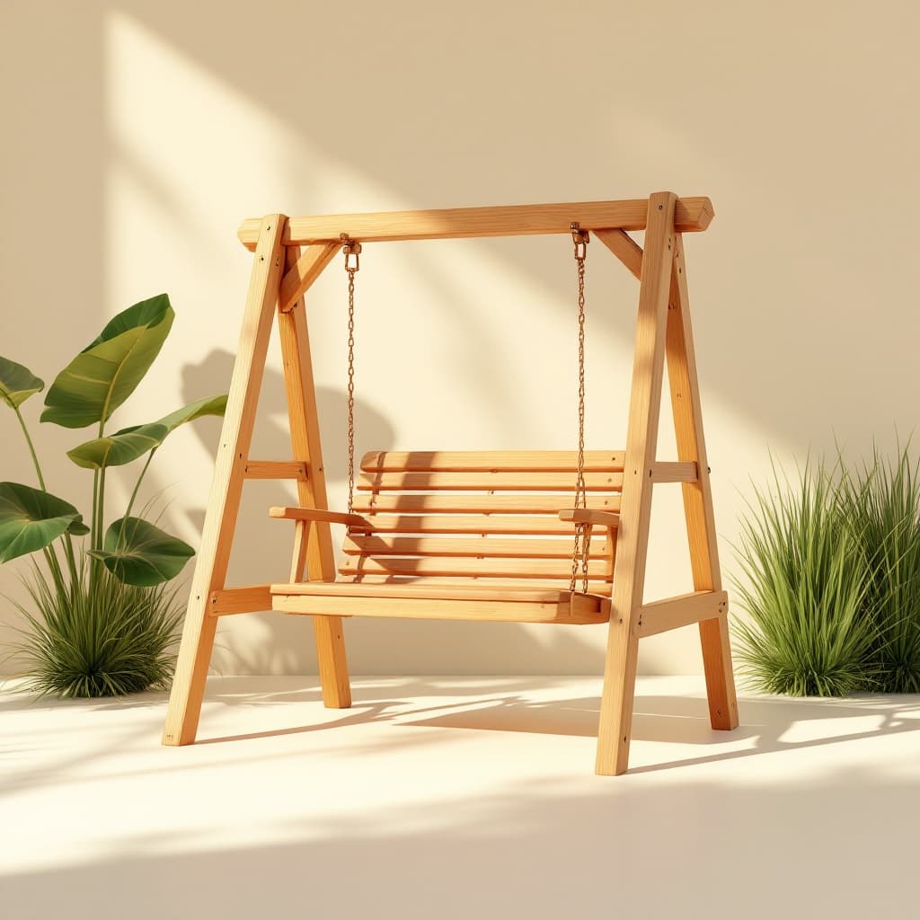 Steelhaul 14x11 ft Wooden Swing Set with Covered Fort