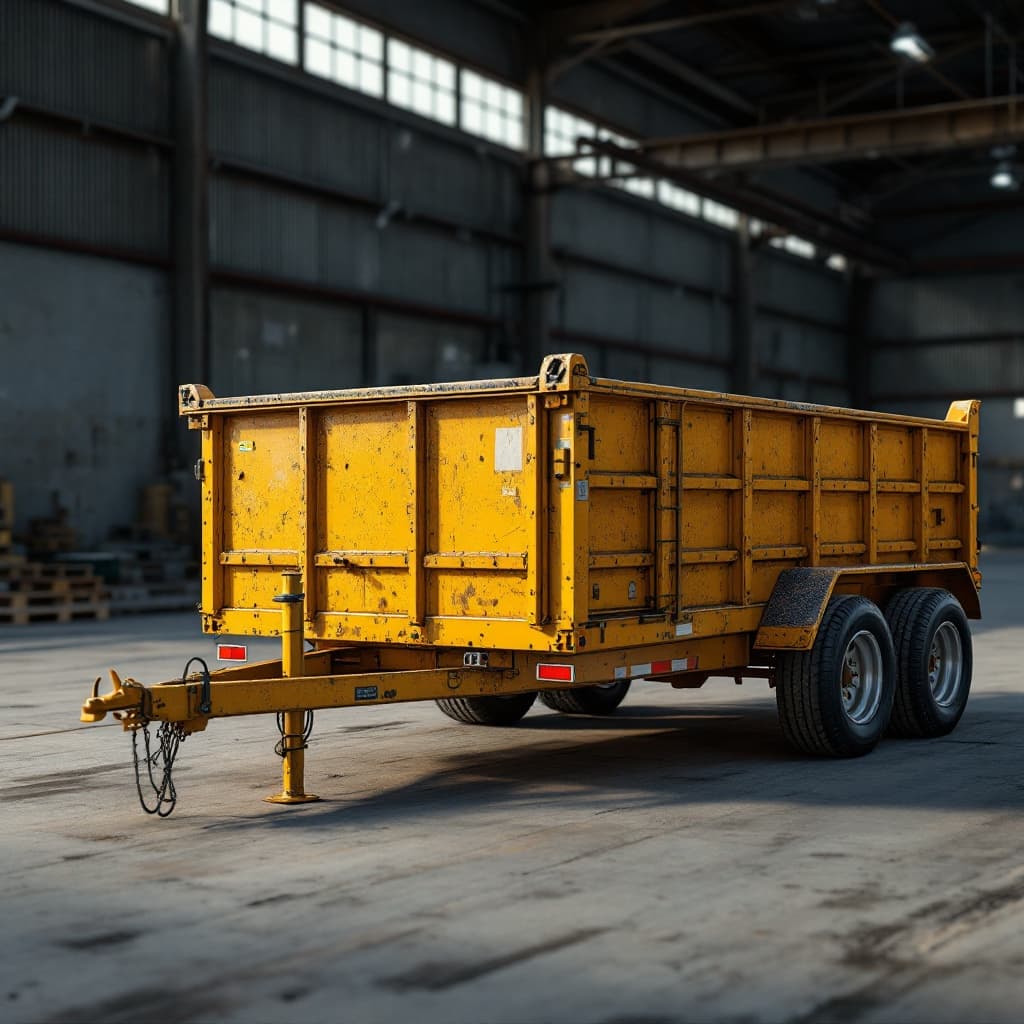 Steelhaul 6x10 Tandem-Axle Dump Trailer, 7,000 GVWR
