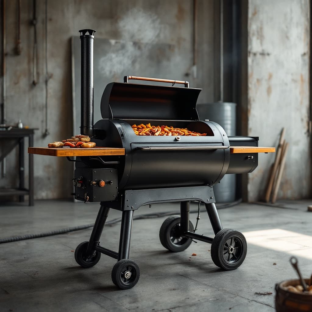 Steelhaul Wood Pellet Grill with Sear Box Port - 811 Sq In Cooking Area