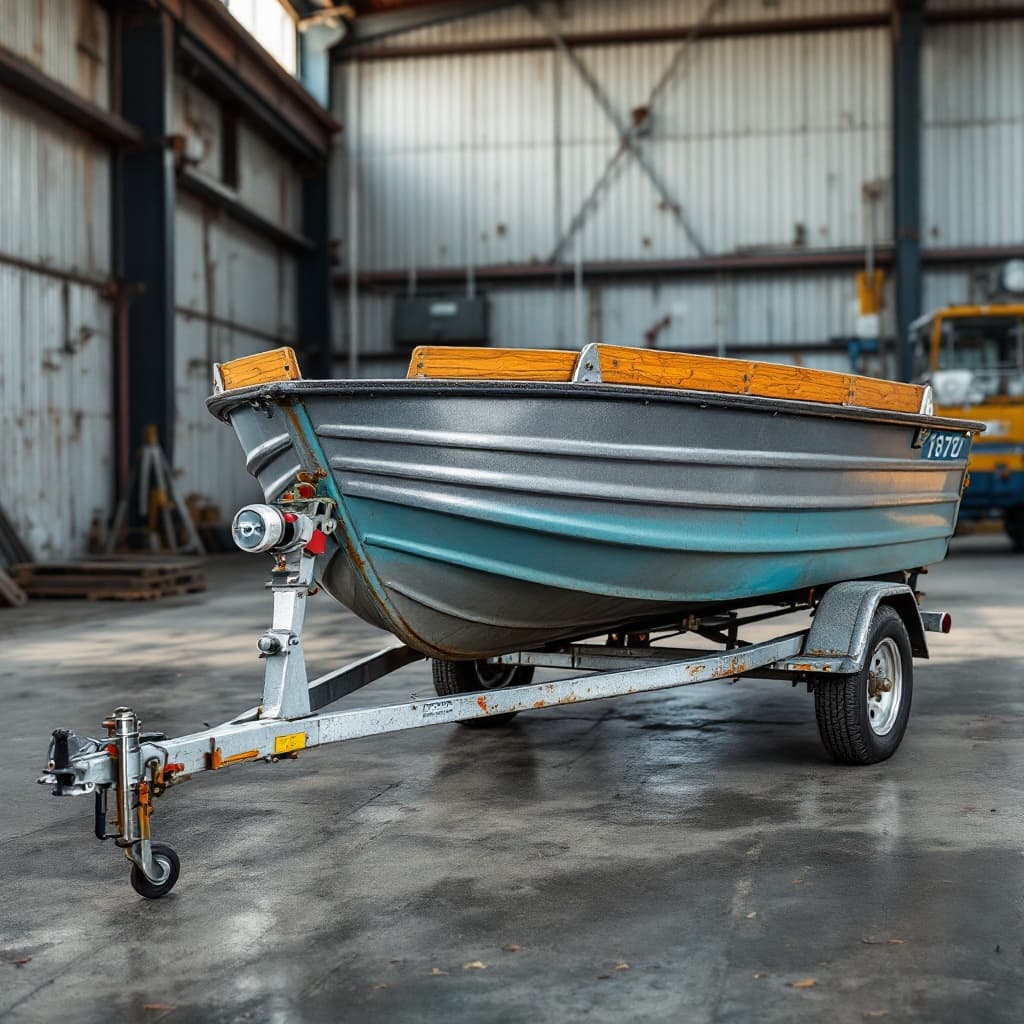 Steelhaul 14ft Single-Axle Boat Trailer, 2,200 Capacity