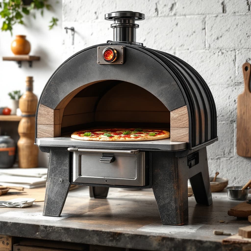 Steelhaul Freestanding 22-Inch Pizza Oven - Propane Cart