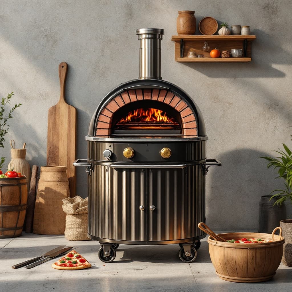 Steelhaul 12-Inch Wood Pellet Pizza Oven