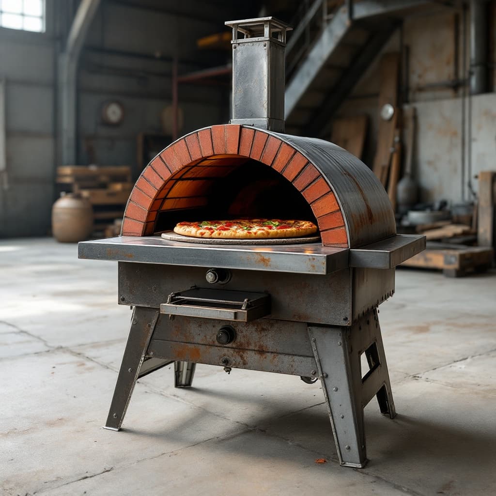 Steelhaul 16-Inch Gas Pizza Oven - 950°F, 20,000 BTU