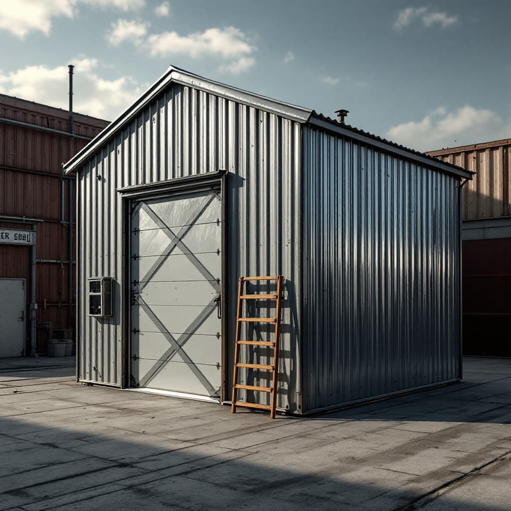 Steelhaul 6x8 Hybrid Greenhouse
