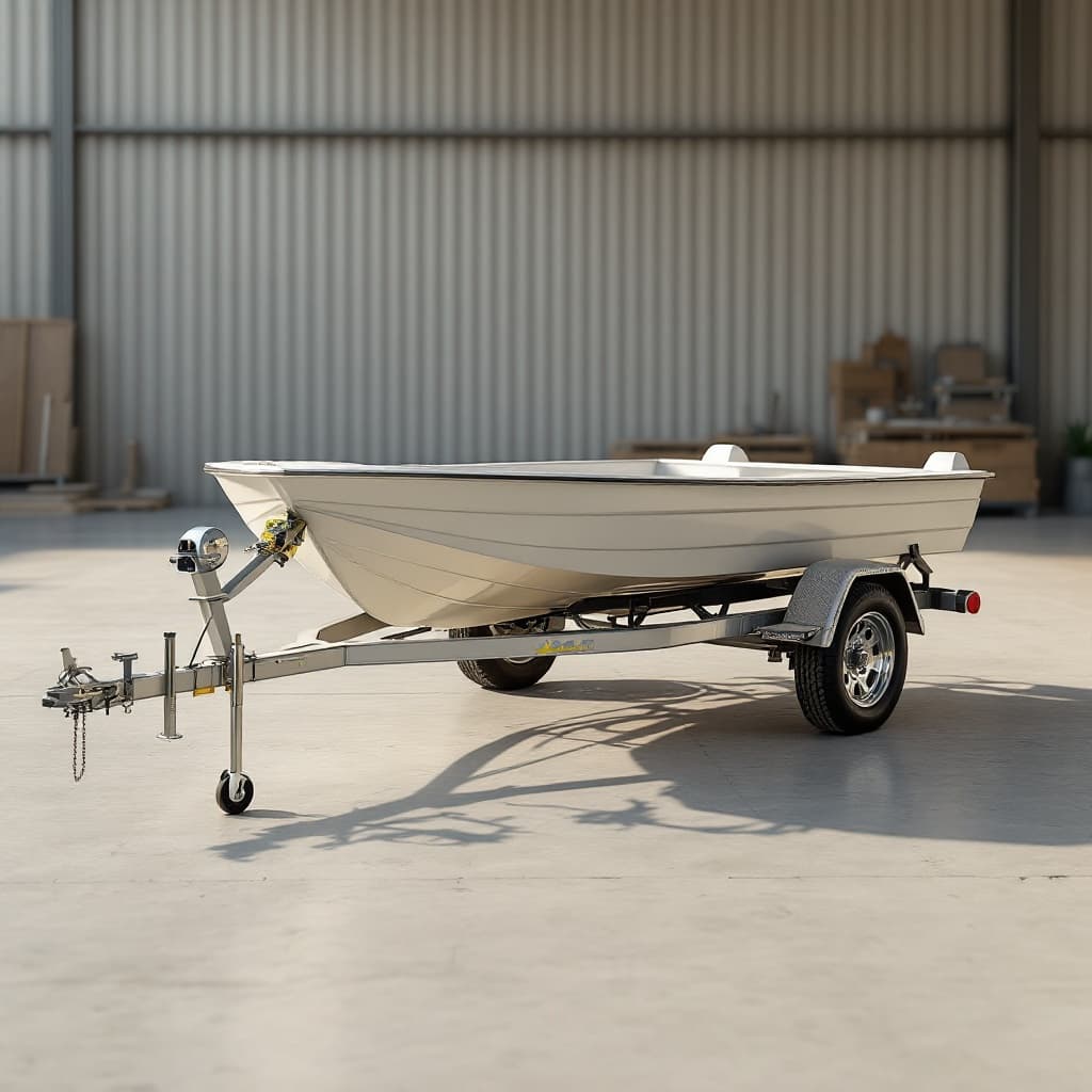 Steelhaul Tandem-Axle Bunk Boat Trailer, 20ft, 5,200 Axles