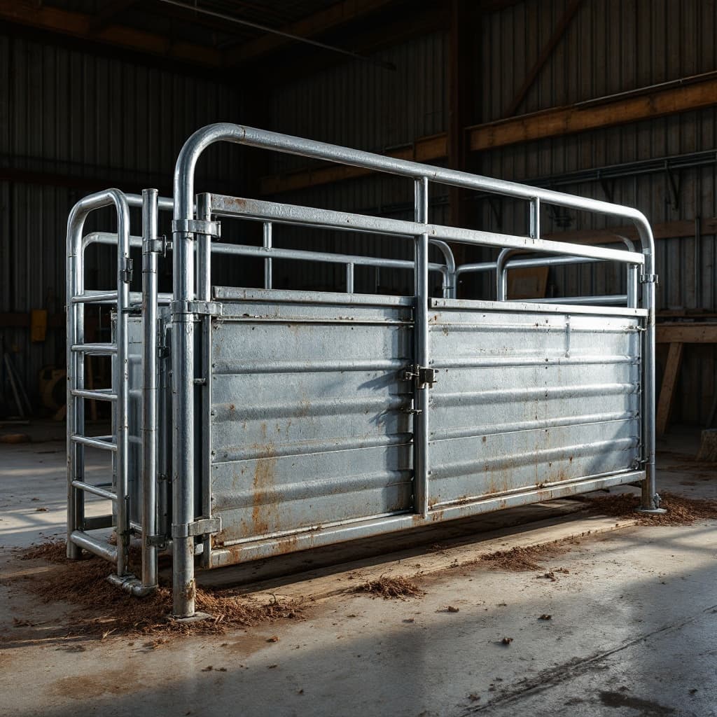 Steelhaul 12 ft 6-Bar Corral Panel, 50 in Height