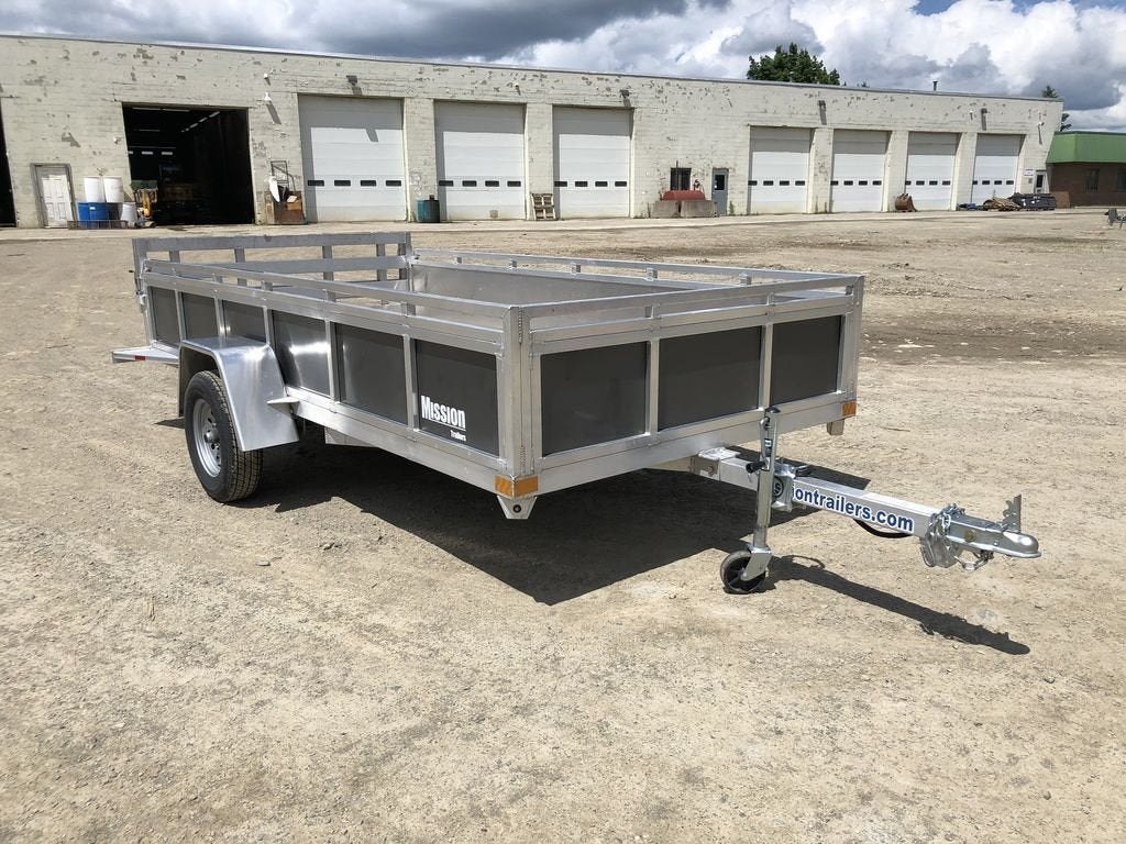 2022 Mission Trailers 6×12 Aluminum Open Utility w/Integrated Rear Ramp